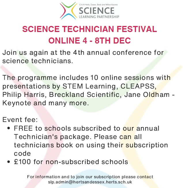 Science Techfest Saffron Teaching School Hub Parent Portal - Saffron TS Hub newsletter ...